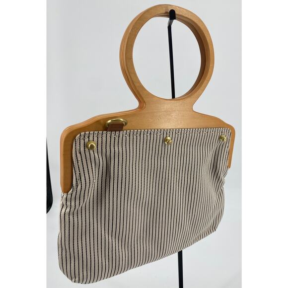 Deesigns by Dee Ocleppo Hilfiger women's Tote Purse Bag Bar blue Convertible - Picture 3 of 10